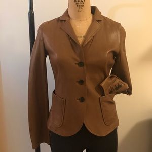 Jcrew leather jacket